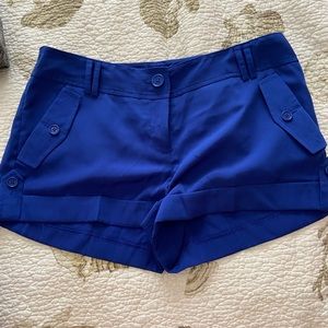 Express dressy blue shorts